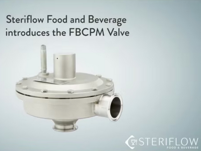 Das FBCPM Ventil von Steriflow Food & Beverage